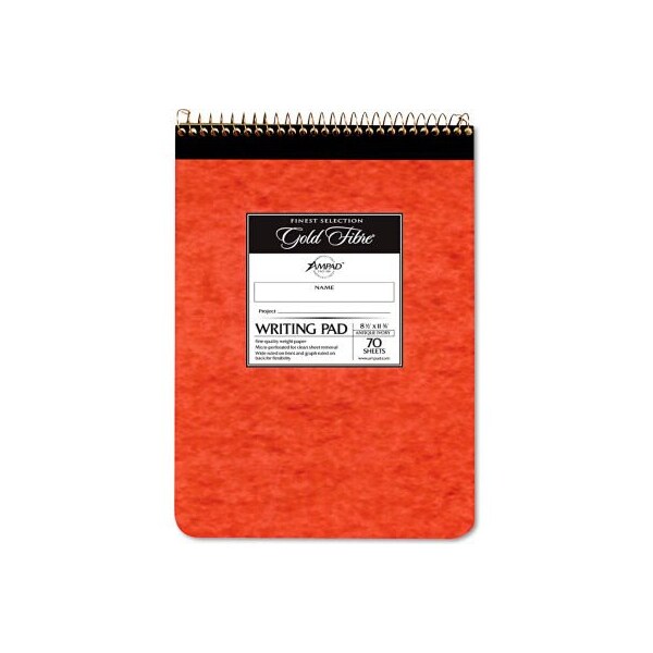Ampad Corporation Ampad Gold Fibre Retro Pad, 8-1/2" x 11-3/4", Antique Ivory, 70-Sheets/Pad, 1 Pad/Pack 20008R - main